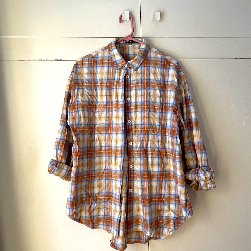 Baggy SHEIN plaid flannel